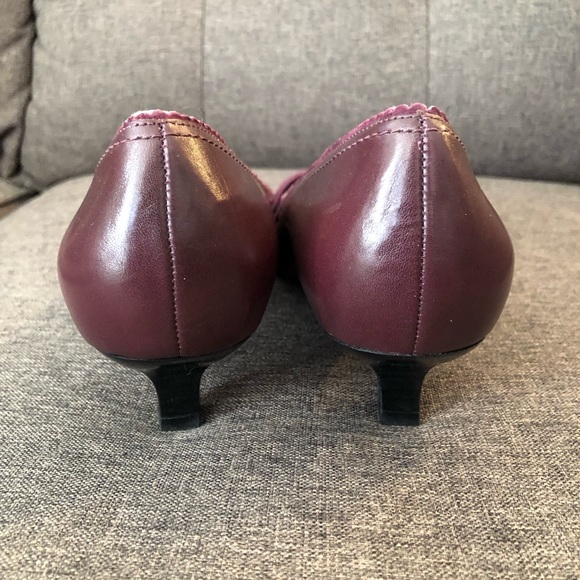 Franco Sarto Gracie Violet Pointed Toe Kitten Heel 10M - Picture 4 of 11